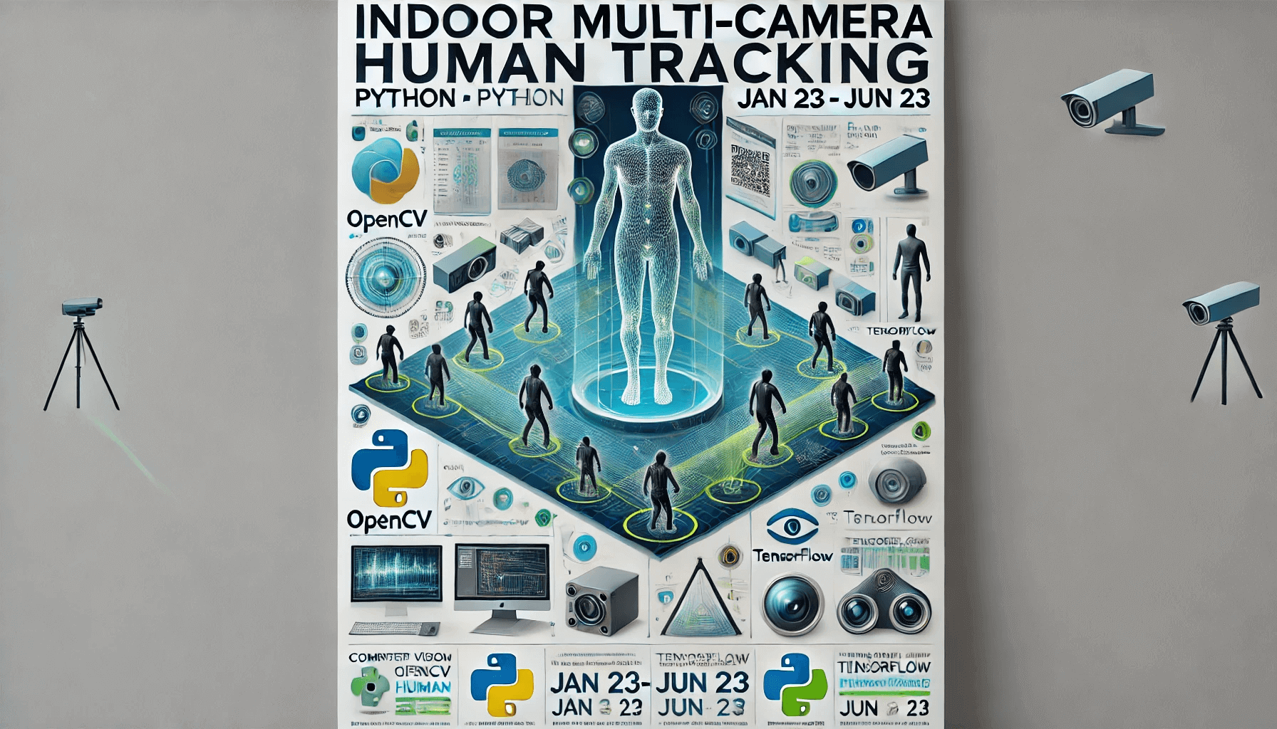 Indoor Multi-Camera Human Tracking