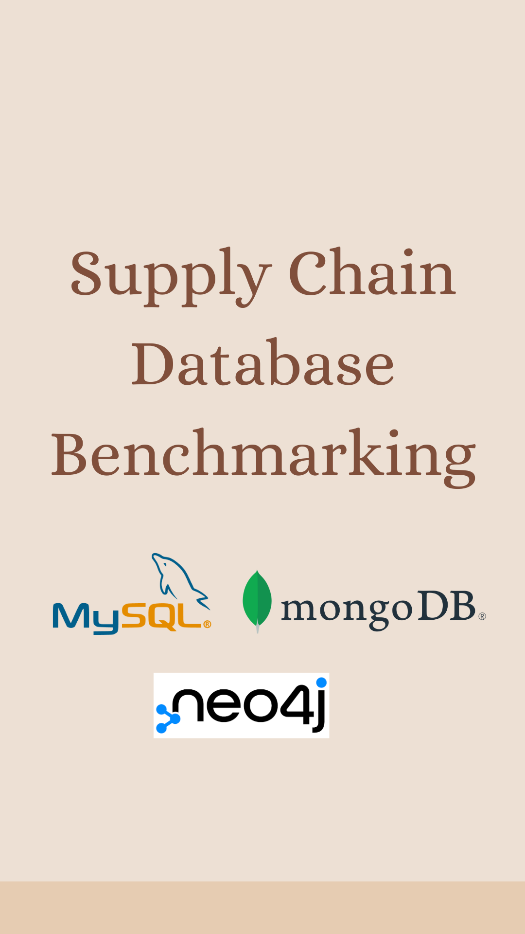 Supply Chain Management Database Efficiency Analysis